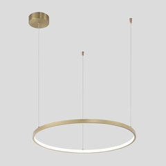 PENDENTE REDONDO LED DAIRE Ø65CM 28W 3000K DOURADO FOSCO NORDECOR 2236 - comprar online