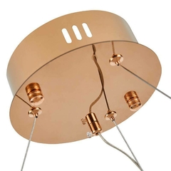 PENDENTE LED JOU CIR 80CM 60W 3000K DOURADO BRILHO NORDECOR 2772 - loja online