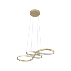 Pendente ranu infinito dourado nordecor