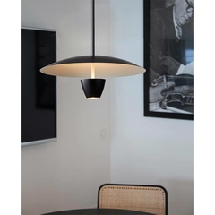 Pendente Led Abbie Ø40cm 10W 3000K Preto Nordecor 2572