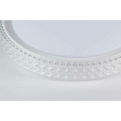 PLAFON LED RED. KENLE 50CM 36W 3000K/4000K/6.5000K C/ CONTROLE MEMORIA BRANCO NORDECOR 2663 - comprar online