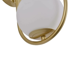 KIT 02 ARANDELAS WAHA E27 20CM DOURADO NORDECOR 2284 na internet