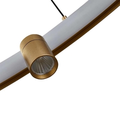 PENDENTE LED LILLA Ø80CM C/3M 5*3W+37W 3000K OURO FOSCO - NORDECOR 2542 - loja online