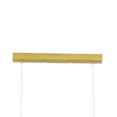 PENDENTE PIU DOURADO 95CM X 8CM X 31CM 1 X LED 34W 3000K 1750LM BELLA KA008 na internet