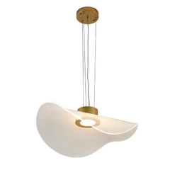 PENDENTE LED ADINI 14W 3000K DOURADO FOSCO NORDECOR 2496 - comprar online