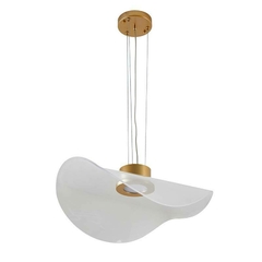 PENDENTE LED ADINI 14W 3000K DOURADO FOSCO NORDECOR 2496