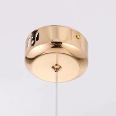 KI 02 PENDENTE LED WONI ANEL Ø21CM 5W 3000K DOURADO BRILHO NORDECOR 2414 na internet