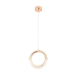 KI 02 PENDENTE LED WONI ANEL Ø21CM 5W 3000K DOURADO BRILHO NORDECOR 2414 - comprar online