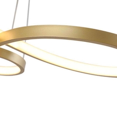 PENDENTE LED RANU INFINITO 35W 3000K DOURADO NORDECOR 2188 na internet