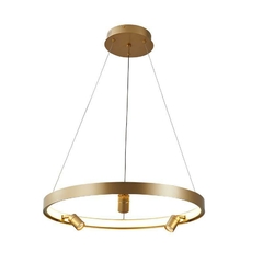 PENDENTE LED LILLA Ø60CM C/3M 3*3W+39W 3000K OURO FOSCO - NORDECOR 2540 - comprar online