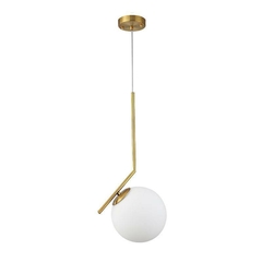 PENDENTE GLOBE Ø25CM 1*E27 DOURADO NORDECOR 2249 - comprar online