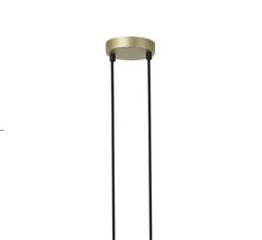 PENDENTE ABAPORU DOURADO E BRANCO (C)92CM (L)30CM (A)23CM 6XG9 150W HL003W Bella - Martan Lustres