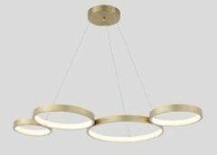 PENDENTE LED DOURADO 2147 NORDECOR - comprar online