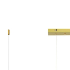 PENDENTE ANIMA DOURADO 91CM X 4CM X 30CM 1 X LED 32W 3000K 1600LM BELLA KA006G - comprar online