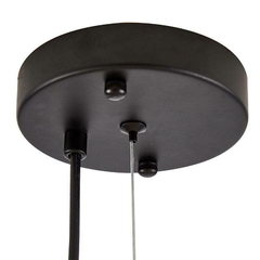 PENDENTE GLIVE PRETO E27 CRISTAL NORDECOR 2427 na internet