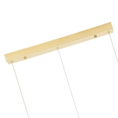 PENDENTE LED ZENA 67W 3000K OURO CHAMPAGNE NORDECOR 2597 na internet