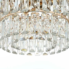 PENDENTE CRISTAL KOINE 60CM 11*E14 OURO BRILHO NORDECOR 2908 - loja online