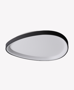 PLAFON DE SOBREPOR LED SEIXOS 62CM 45W 3000K BIVOLT ALUMÍNIO PRETO - OPUS LED 88132