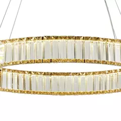 PENDENTE MANDALA LED DOURADO 60CM X 8CM 3000K 30W USINA IMPORTS UI20179/60DRCR - comprar online