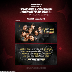 Fankit ATEEZ WORLD TOUR - The Fellowship: Break The Wall in Brasil - comprar online