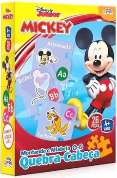 Quebra Cabeça alfabeto Mickey
