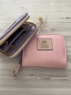 Billetera de cuero MINI color Rosa - comprar online