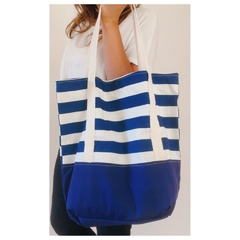 OSLO BAG (rayado + azul de base) - comprar online