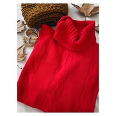 SWEATER POLERA ART3126 Rojo T3 en internet