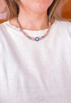 Collar corto GRECIA (rosa)