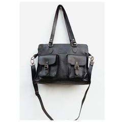 SELENA BAG cuero negro - comprar online