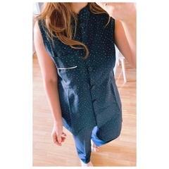 PIJAMA BURDEOS (negro con estrellitas) - comprar online