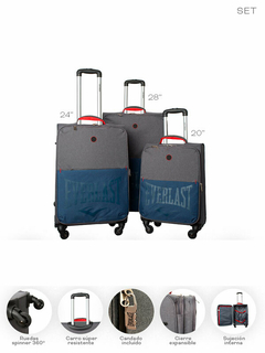 Set de valijas x 3 COD: 3/27546