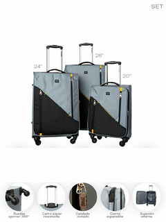 Set de valijas x 3 COD: 3/27547