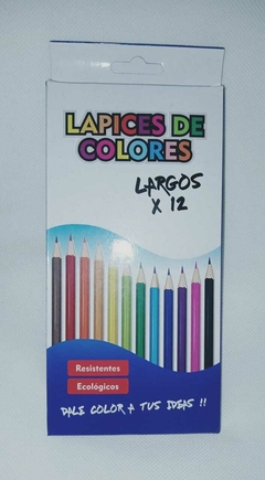 Lapiz de Colores Largo x12