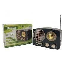 Radio Retro Vintage AM/FM con Parlante Bluetooth