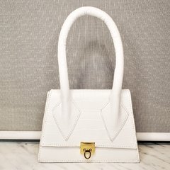 Minibag Couro Texturizado - Branca