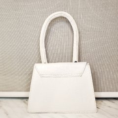 Minibag Couro Texturizado - Branca - comprar online