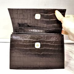 Minibag Couro Texturizado - Preta