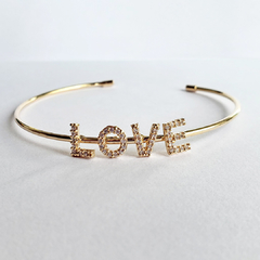 Bracelete Love - Cravejado - comprar online