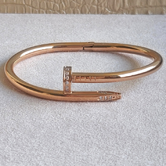Bracelete Prego - Rosé Gold - Zircônias - Oh La la! Acessórios Fashion