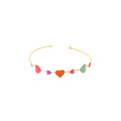 Bracelete Amour - Corações na internet
