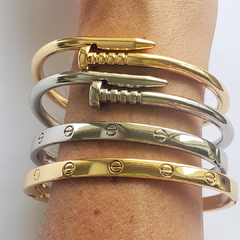 Bracelete Prego - Folheado a Ouro - comprar online