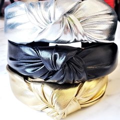 Tiara Turbante Metalizada (várias cores) - loja online