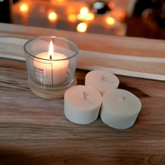 Kit 4 velas aromáticas + vidro - comprar online