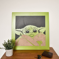 Cuadro Grande Baby Yoda - comprar online