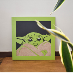 Cuadro Grande Baby Yoda