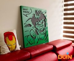 Cuadro Hulk Smash Pequeño - comprar online