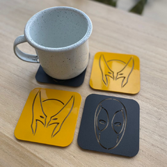 Set de Porta vasos Deadpool vs wolverine - comprar online