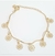 Pulseira flor berloques