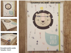 CUADERNO DEL BEBÉ - BABY BOOK - ENCUADERNACIÓN COSIDA - comprar online